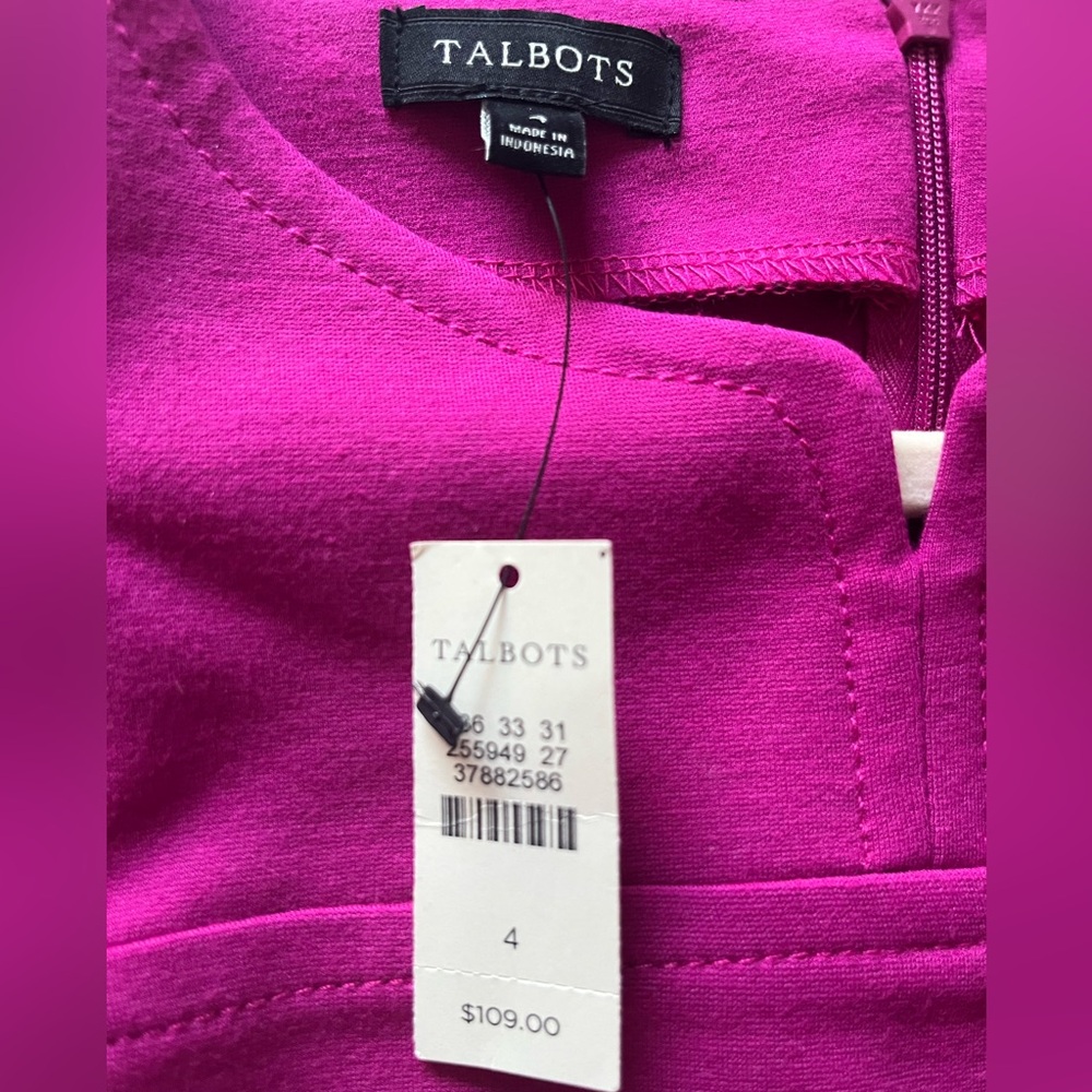 NWT Talbots Dress, size 4 - Picture 4 of 5